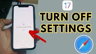 How to turn off safari browser asking for Face ID In private Mode iOS 17 Update