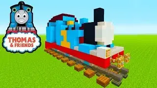 Minecraft Tutorial: How To Make Thomas The Tank Engine 