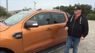 Fenster Windabweiser für den Ford Ranger