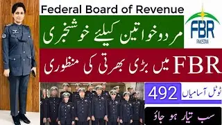 FBR INSPECTOR (BPS-16) 492 JOBS 2021 l FPSC JOBS l How to apply Online complete detail l ad.6/2021