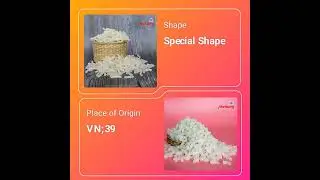 Healthy Refined Low Sodium Short tapioca Special Shape Low Salt White Color made in Vietnam