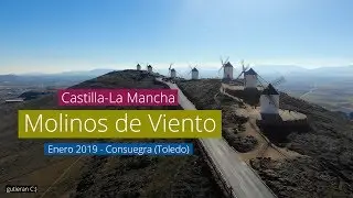 Don Quixote's windmills in Consuegra, Spain