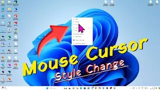 Mouse Cursor Style Set On Computer Windows 11 || How To Make Stylish Mouse Cursor In Pc/Laptop ||