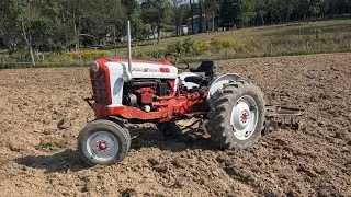 Plowing and Planting with a Ford 961 Tractor
