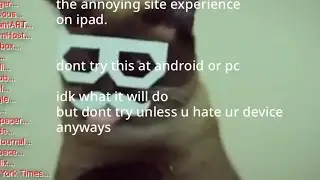 The Annoying Site Web Virus on Ipad!