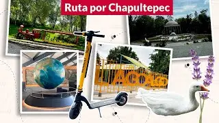 Ruta en Chapultepec a bordo del scooter eléctrico de Reanult