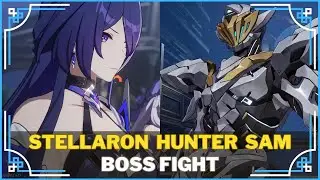 Acheron Vs Stellaron Hunter Sam - Cutscene | Stellaron Hunter Sam Boss Fight | Honkai: Star Rail