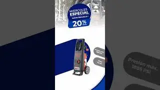 Hidrolavadora black and decker 1700W
