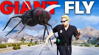 ATTACKING PLAYERS as a GIANT FLY! | GTA 5 RP