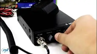 CB CRT Mike ASQ radio station, 4W, 12V, AM-FM, 40CH