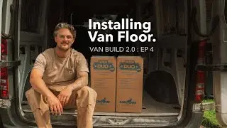 How to save space on insulation for the floor in a campervan conversion!  | Van Build Ep 4