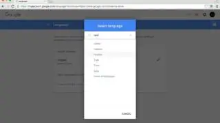 5. Google Drive Tamil Tutorial - How to change language settings
