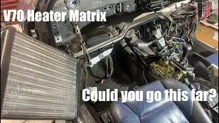 Would You Scrap It? Volvo V70/S60 Heater Matrix Removal - Complete Dashboard + Steering Wheel