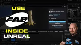 How to use the Fab plugin for Megascans in Unreal Engine 5 Tutorial