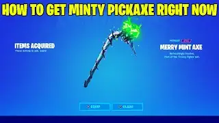 How to Get Minty Pickaxe For Free In Fortnite! (Minty Pickaxe Code Glitch)