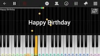Happy Birthday to you - Simple Mobile Perfect Piano Turorial