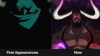 One Piece Popular Characters (1999 - 2021) First Appearance VS Now