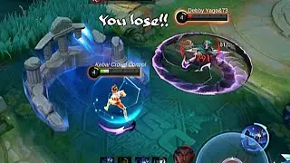 Badang vs yu zhong _Tidak terima kekalahan tantang by1_Mobile legends