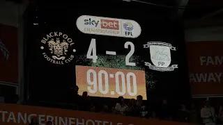 Blackpool v Preston North End | 4-2 Close to Away Stand Reactions, Goal Highlights *Bad Language*