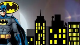 Invitacion de  cumpleaños de  Batman