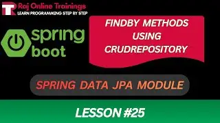 CrudRepository findBy methods in Spring Data JPA | Spring Framework and Spring Boot FULL COURSE