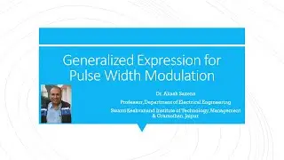 Generalised Expression for Pulse Width Modulated Wave