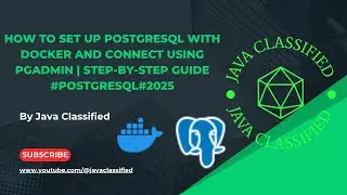 How to Set Up PostgreSQL with Docker and Connect Using pgAdmin | Step-by-Step Guide 