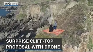 Cupid's wings for the modern age as drone deliveries engagement ring