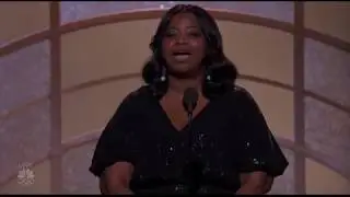 Octavia Spencer introduces The Shape of Water at the Golden Globe Awards