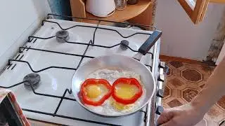 Как быстро приготовить ЯИЧНИЦУ С ПЕРЦЕМ