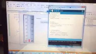 Temperature sensor LM35 in Arduino with C#
