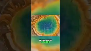 Grand Prismatic Spring - The Spectacular Colors Of Nature #nature #viralshort #viralvideo