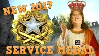 CS:GO 2017 Service Medal Showcase!