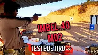 TIROS COM A PISTOLA IMBEL .40SW MD2 GC