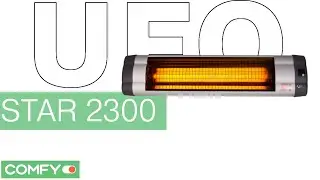 UFO Star 2300 w UK - пожаробезопасный обогреватель - Видеодемонстрация  от Comfy
