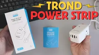 Trond Power Strip: 3 Plugs + USB-A + USB-C: A Closer Look!