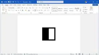 How to Add the SQUARE WITH LEFT HALF BLACK Symbol in Word