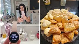 Vlog 🇩🇪 hair coloring/cleaning/Buns🫓 with sour cream recipe from childhood🥰🙈 80g