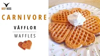 Carnivore Waffles (Chaffles) With Dairy Free Option | Beef Boss