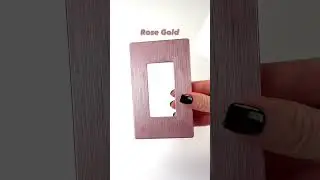 Brushed Wall Plate Colors #shorts #shortsfeed #homedecor #homeimprovement #fyp #foryou