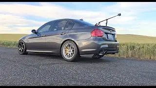 BMW 335i n54 Single Turbo on drag radials
