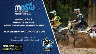 Rounds 7 & 8 Finance My Bike NSW Off-Road Championship - Day 1