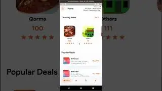Uber eats menu ui replica made in flutter. #flutter #flutterdeveloper #ubereats