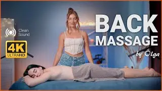 Back Massage on Table with Wood Tools by Olga