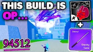 This GRAVITY CANE Build Is TOO OP In Blox Fruits... (Bounty Hunt)