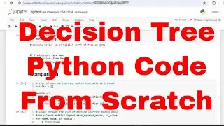Fake news Detection with Decision Tree classifier Python Code from Scratch  