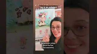 Aula de pintura em tecido - mimosa baby 