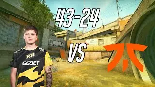 S1mple POV (43-24) on Overpass - NaVi vs. Fnatic @ ESL Pro League S14