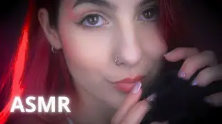 ASMR Inaudible Whispers and Fluffy Mic Scratching (and kisses, hehe)