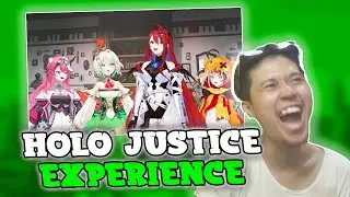 MY JAW-DROPPING Reacting to HOLOLIVE JUSTICE EXPERIENCE